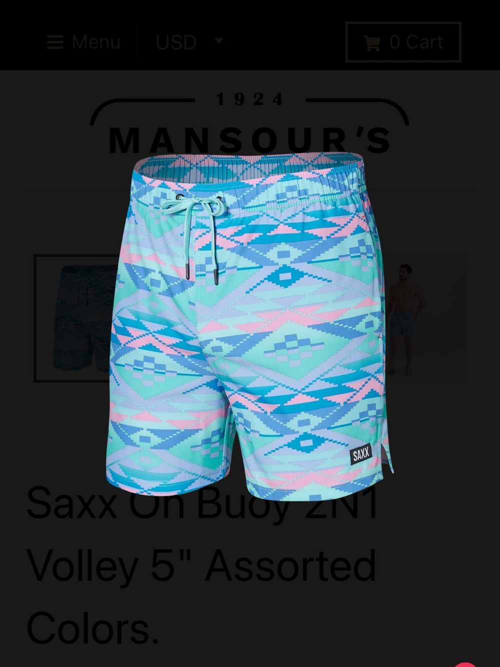 SAXX Oh Buoy 2N1 Volley Short